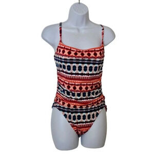 La Blanca Lined One Piece multicolor Swimsuit Size 10